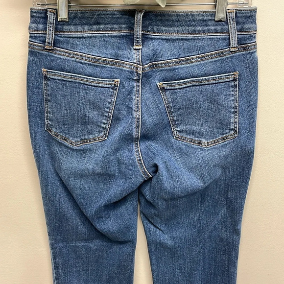 NWOT Talbots Flawless Slim Ankle Denim Jeans Raw Hem 4P - Picture 5 of 16